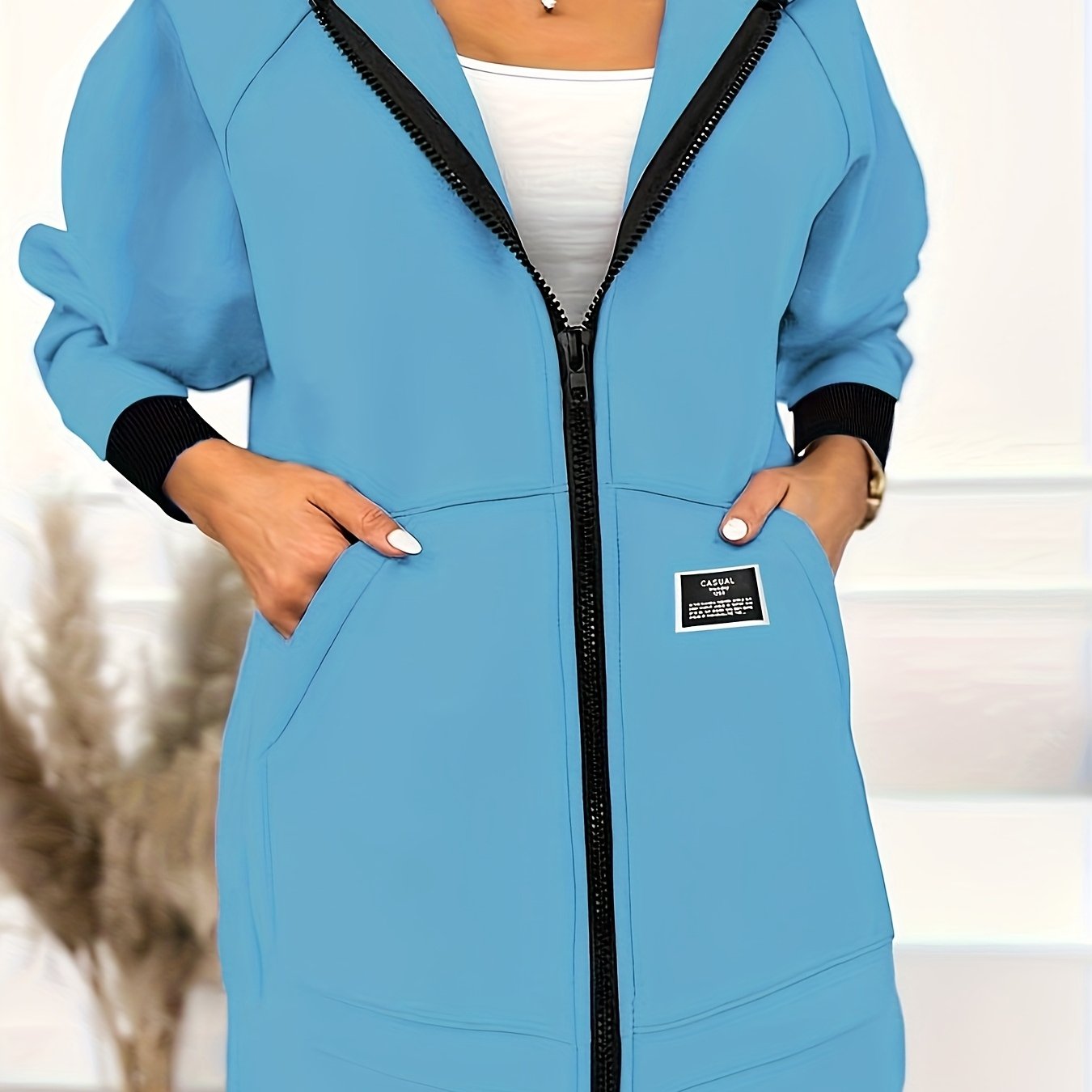 Victoria™ | Elegant Longline Hoodie