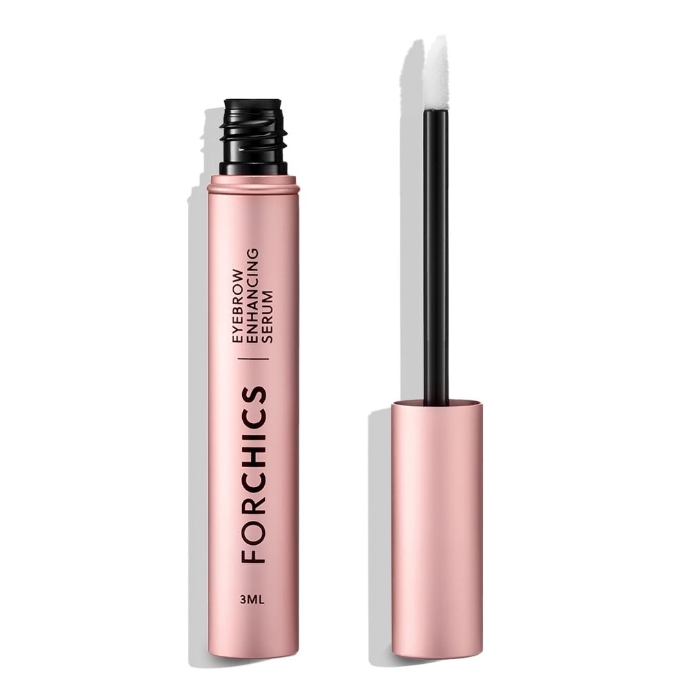ForChics ForBrow Eyebrow Growth Serum for Thicker Eyebrows, Natural and Organic Conditioner for Fuller and Thick Eyebrows, Vegan and Cruelty Free Formula, Innovative Peptides
