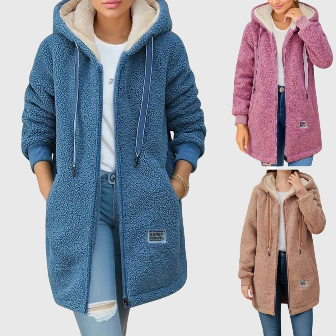 Birgitta™ | Women's Fleece Jacket – Style and Warmth for Cold Days