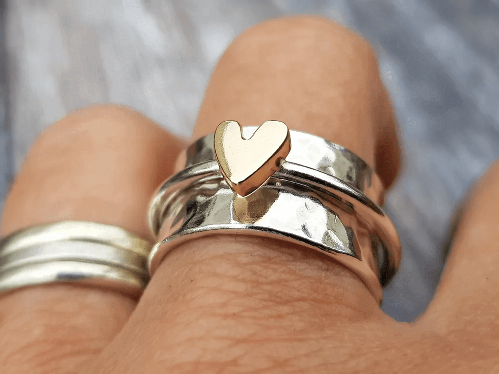 Melly™ - Silver Love Ring