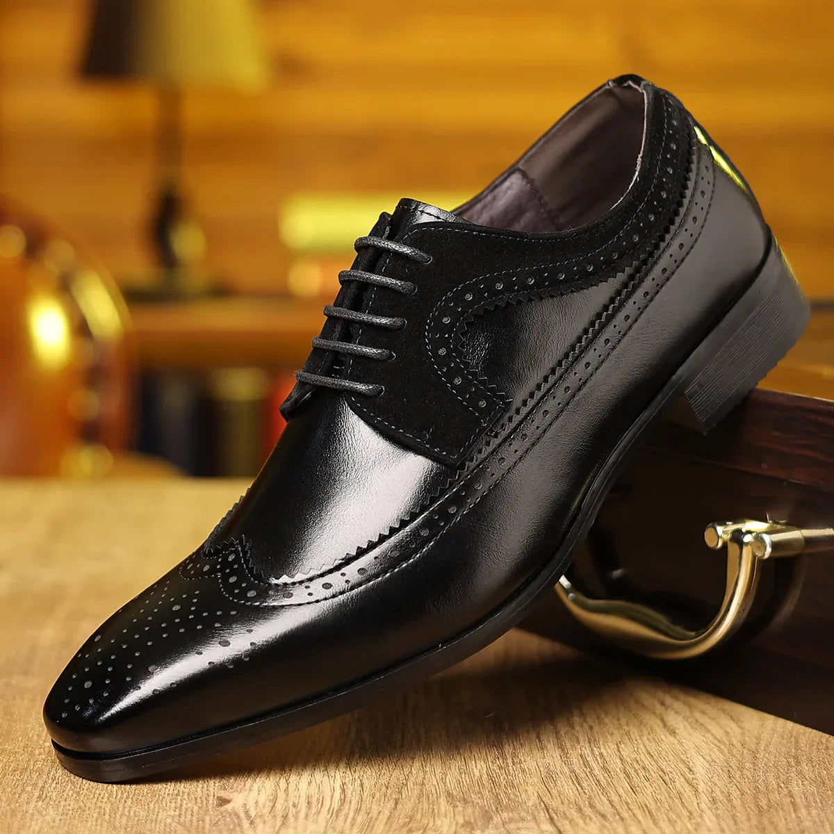 Belgrave Hand-Burnished Oxford Brogues