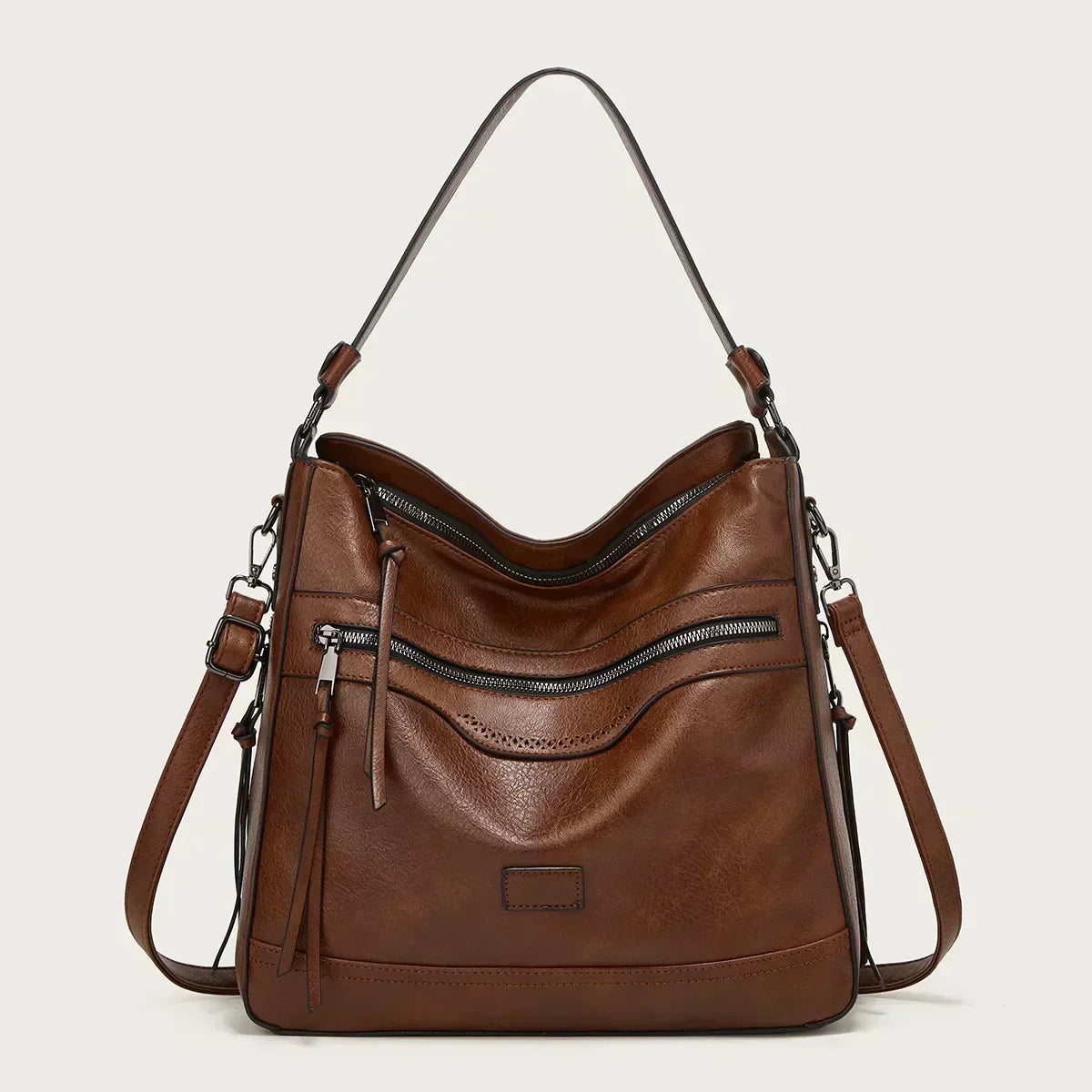 Muriel™’s Vintage Charm | Leather Shoulder Bag