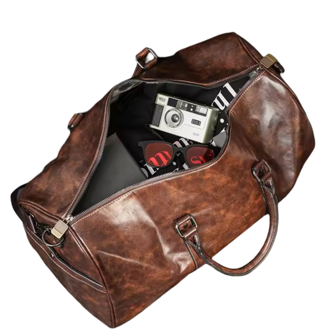Lennox | Leather Weekender Travel Bag