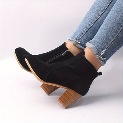Maryline™ – Stable Heeled Ankle Boots for Long-lasting Comfort