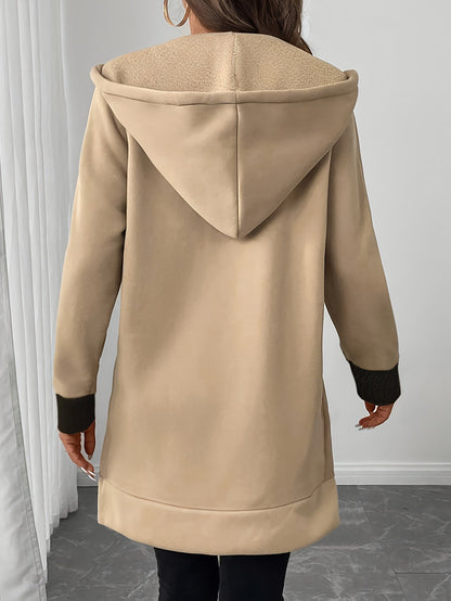 Victoria™ | Elegant Longline Hoodie