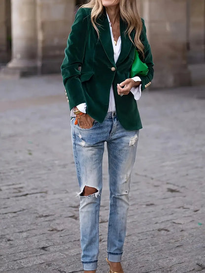 JULISSA™ | ELEGANT VELVET BLAZER