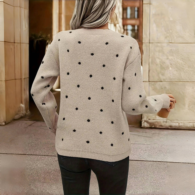Lilah™ | Polka Dot Knit Jumper