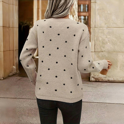 Lilah™ | Polka Dot Knit Jumper