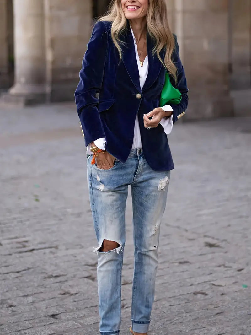 JULISSA™ | ELEGANT VELVET BLAZER