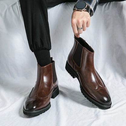 Alden™ Genuine Leather Chelsea Boots