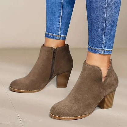 ALEXE™ | Women's Chunky Heeled Ankle Boots