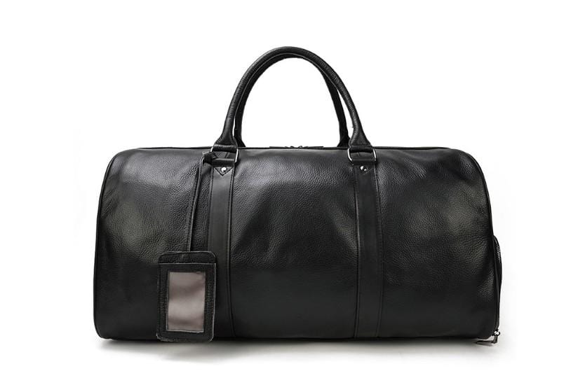 Men's & Women's Leather Weekender Bag Duffel Luggage