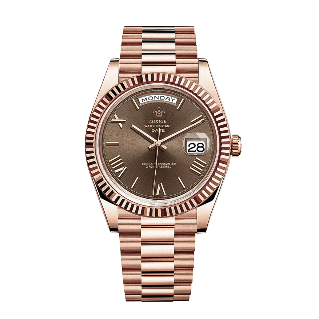 Frederick™ | Sharp Lines and Classic Day-Date Styling Watch | 40mm