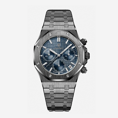 Damian™ | Iconic Steel Frame Bold Chronograph Design Watch | 42mm