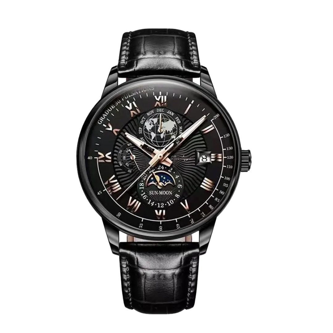 Xavier™ | Modern Luxury Slim Quartz Timepiece Watch | 40mm