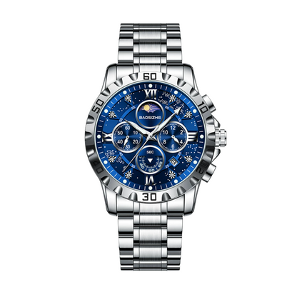 Rex™ | Opulent Chronograph Watch with Sleek Metal Band | 43.9mm