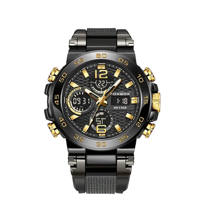 Nate™ | Men's Dual Display Digital Military Quartz Watch | 46mm