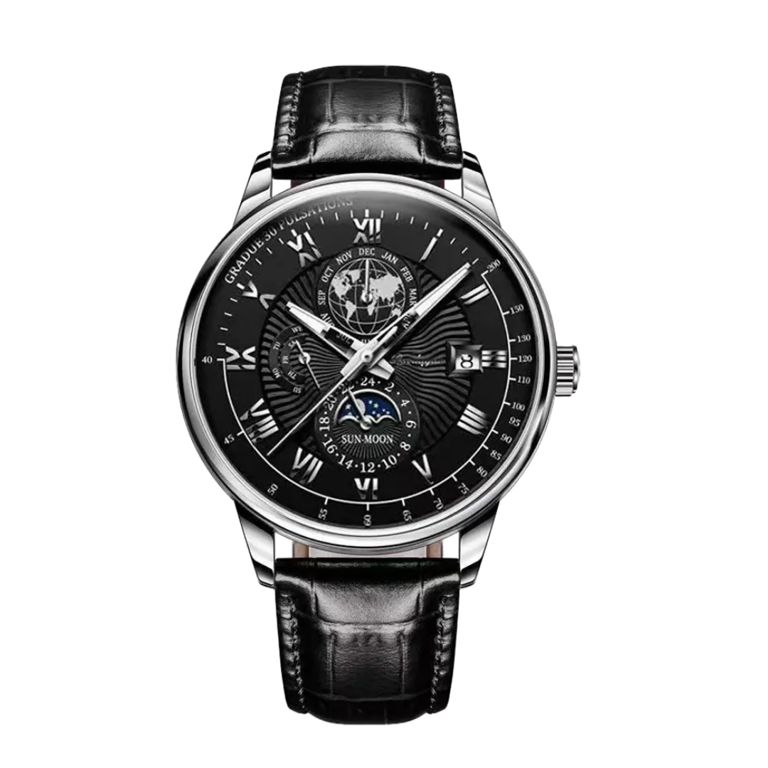 Xavier™ | Modern Luxury Slim Quartz Timepiece Watch | 40mm