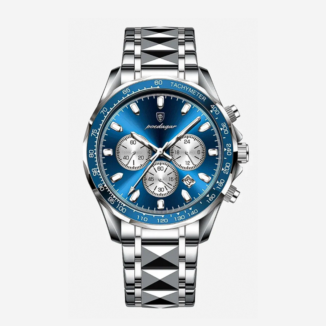 Zane™ | Sleek Sports Dial Statement Chrono Watch | 44.5mm
