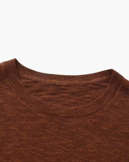 Linned Bomuld Essential Crewneck
