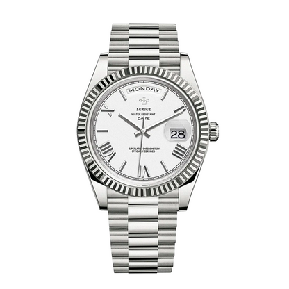 Frederick™ | Sharp Lines and Classic Day-Date Styling Watch | 40mm