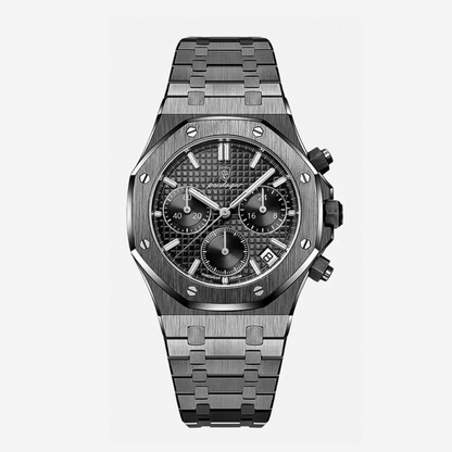 Damian™ | Iconic Steel Frame Bold Chronograph Design Watch | 42mm