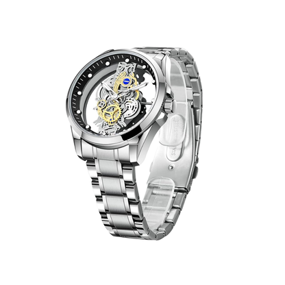 Rio™ | Hollow Double-sided Dial Skeleton Quartz Watch | 42mm