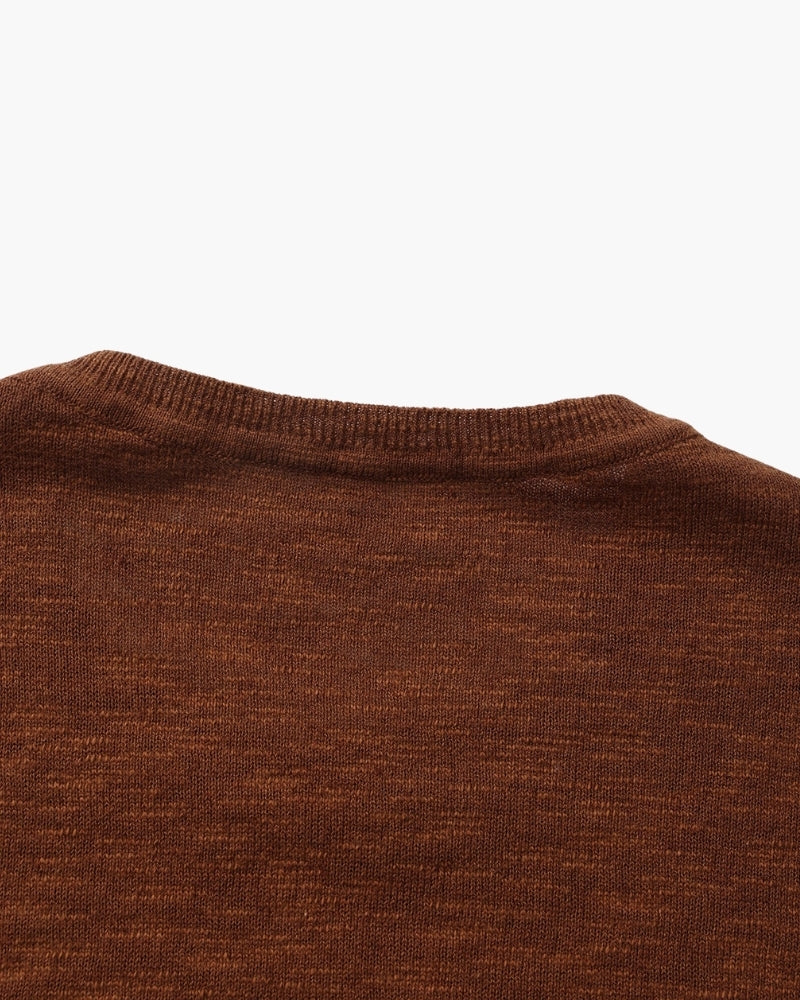 Linned Bomuld Essential Crewneck
