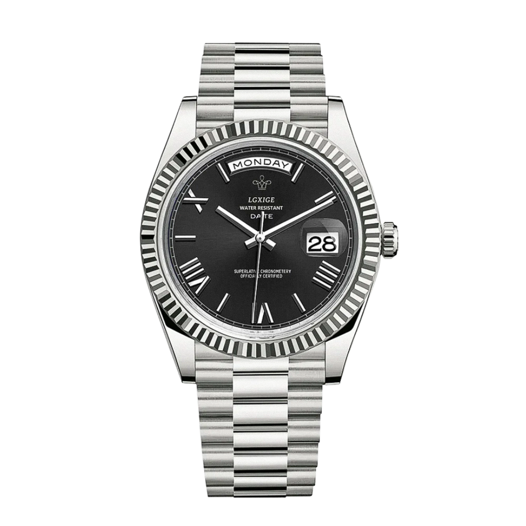 Frederick™ | Sharp Lines and Classic Day-Date Styling Watch | 40mm