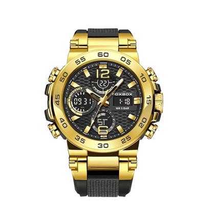 Nate™ | Men's Dual Display Digital Military Quartz Watch | 46mm