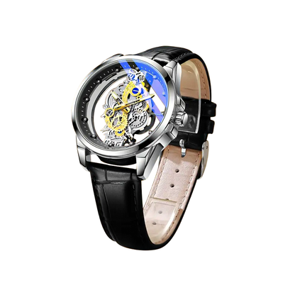 Rio™ | Hollow Double-sided Dial Skeleton Quartz Watch | 42mm