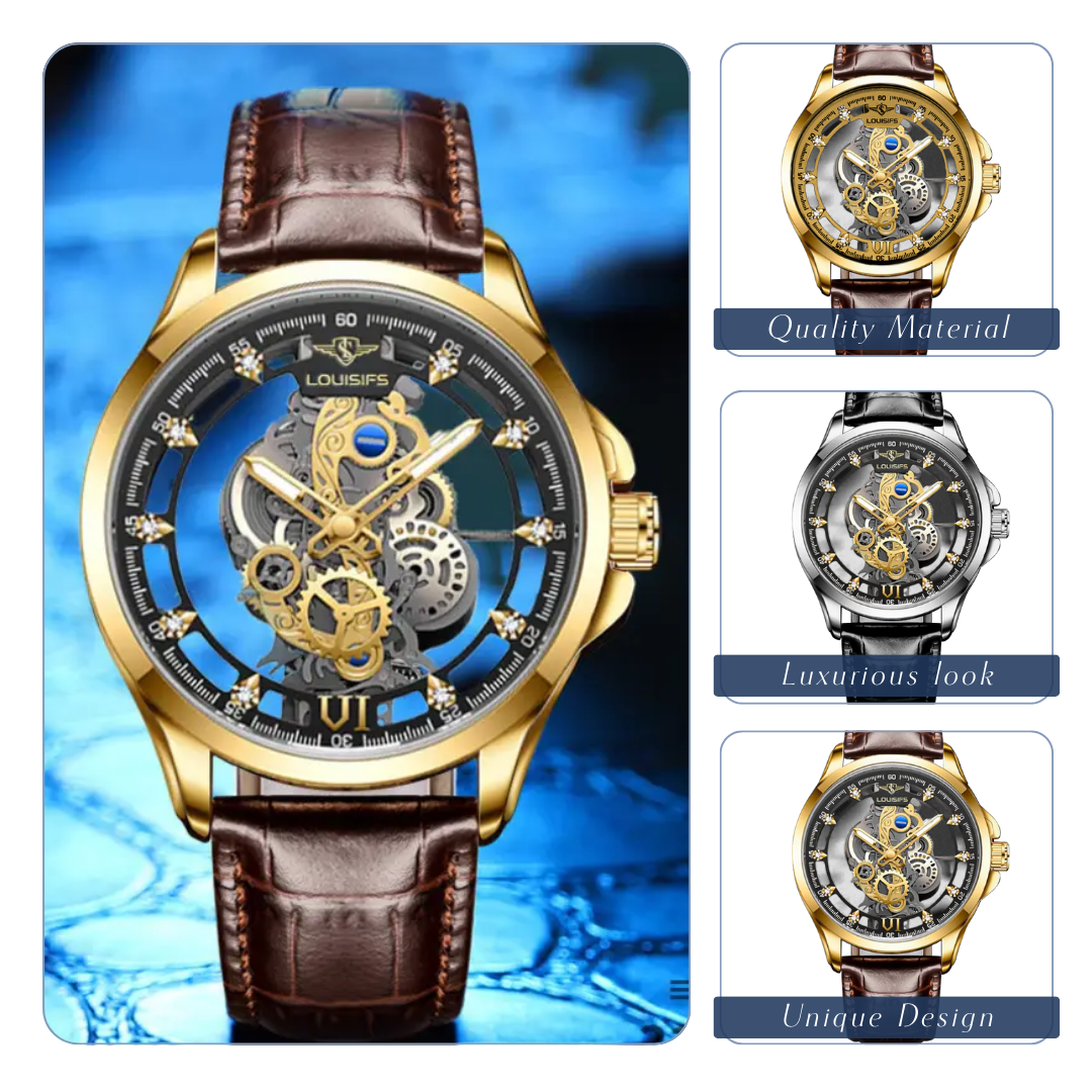 Orion™ | Double-Sided Hollow Design Casual Business Watch | 40.5mm