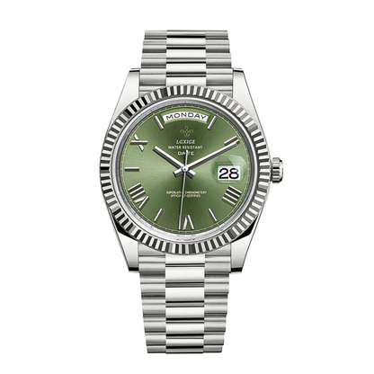 Frederick™ | Sharp Lines and Classic Day-Date Styling Watch | 40mm