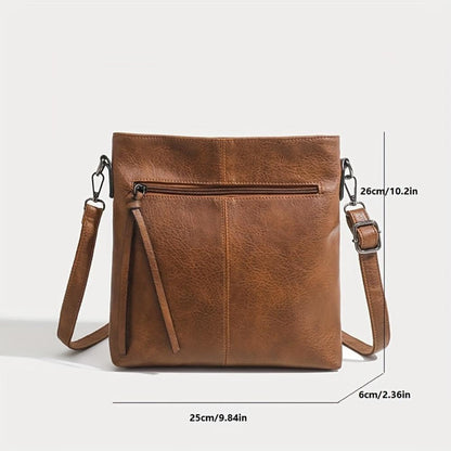 Lena™ Retro Square Crossbody Bag