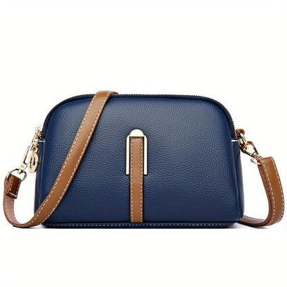 Mila™ Litchi Embossed Crossbody Bag
