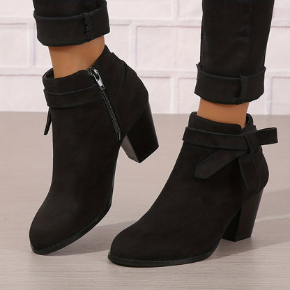Léa™ | Elegant Ankle Boots with Stable Heel