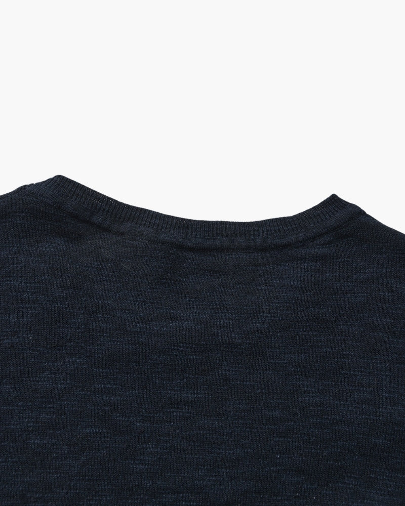 Linned Bomuld Essential Crewneck