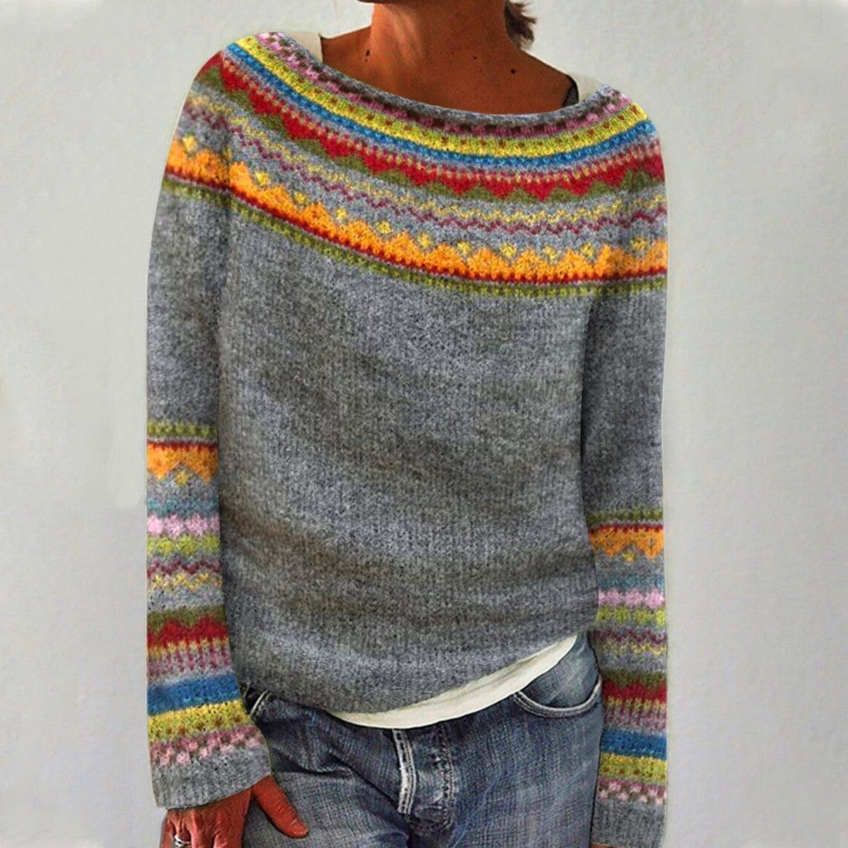 Harper™ - Retro Knit Sweater