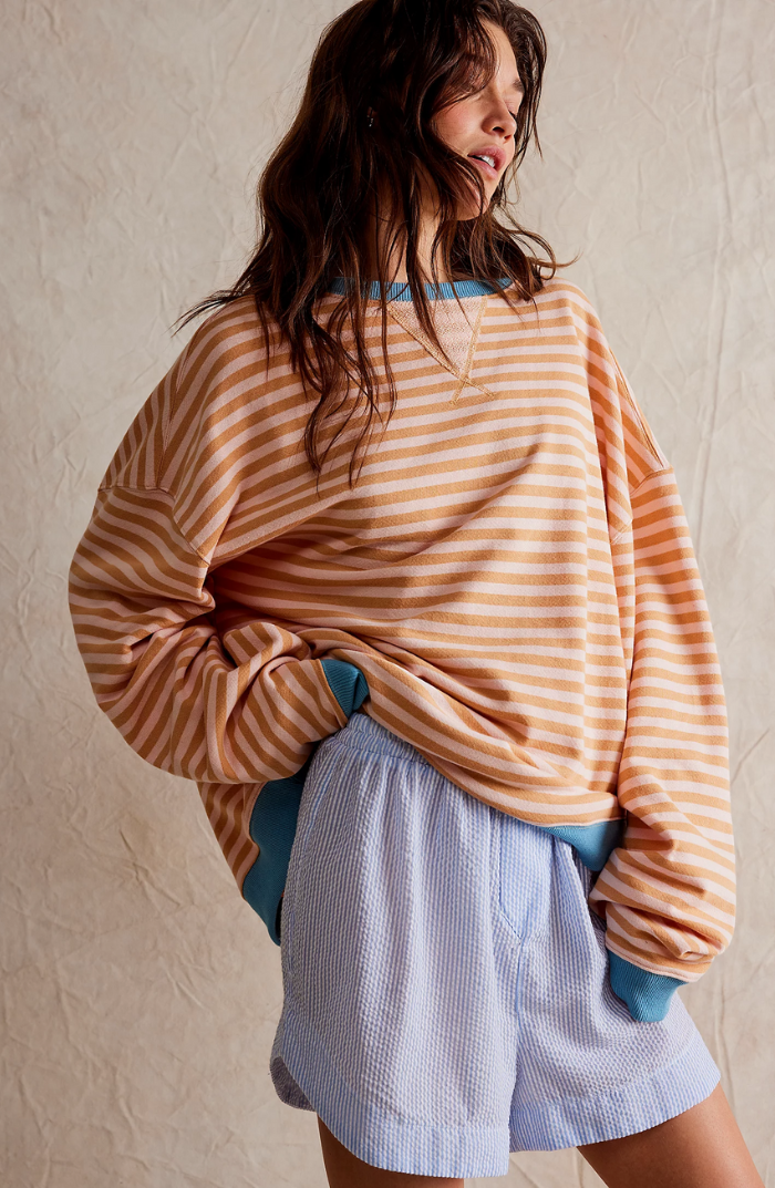 Mana | Striped Oversized Jumper