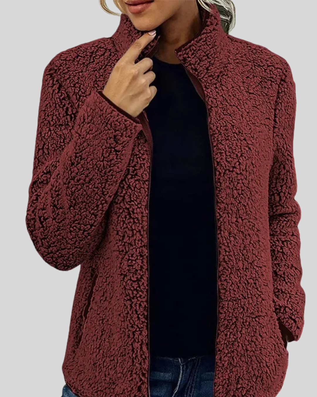 Victoria™ | Elegant Casual Fleece Jakke