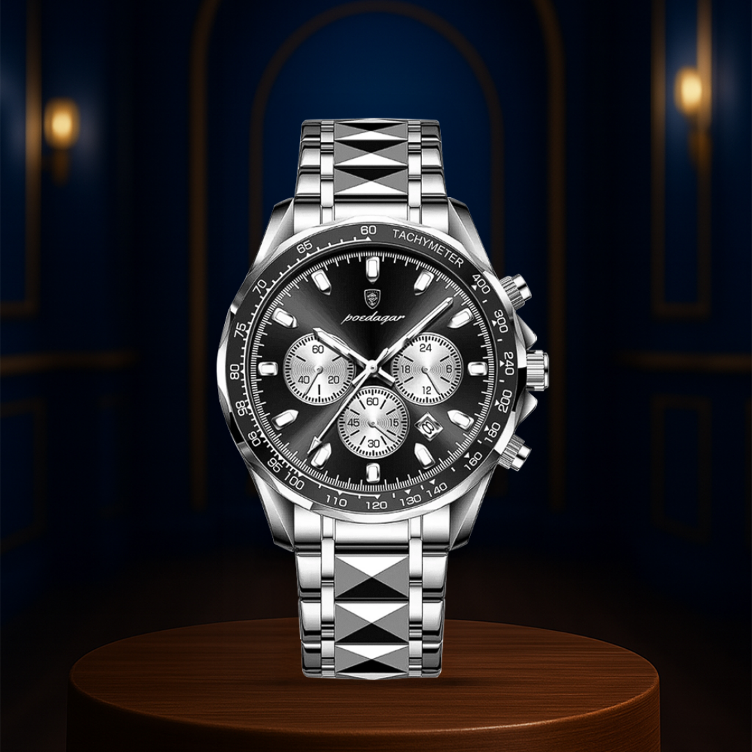 Zane™ | Sleek Sports Dial Statement Chrono Watch | 44.5mm