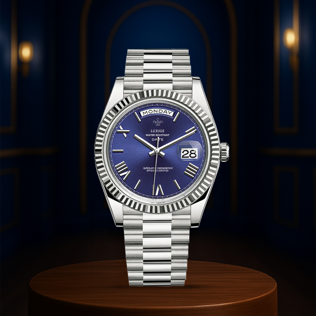 Frederick™ | Sharp Lines and Classic Day-Date Styling Watch | 40mm