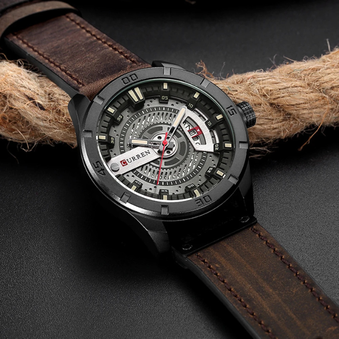 The Curren Leather Watch