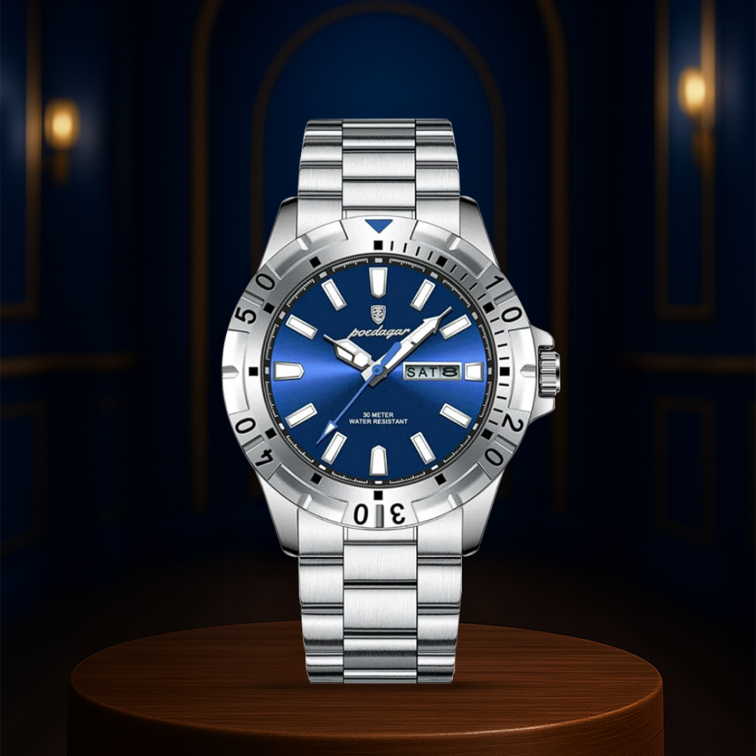 Maverick™ | Sporty Bezel Stainless Steel Watch | 42mm