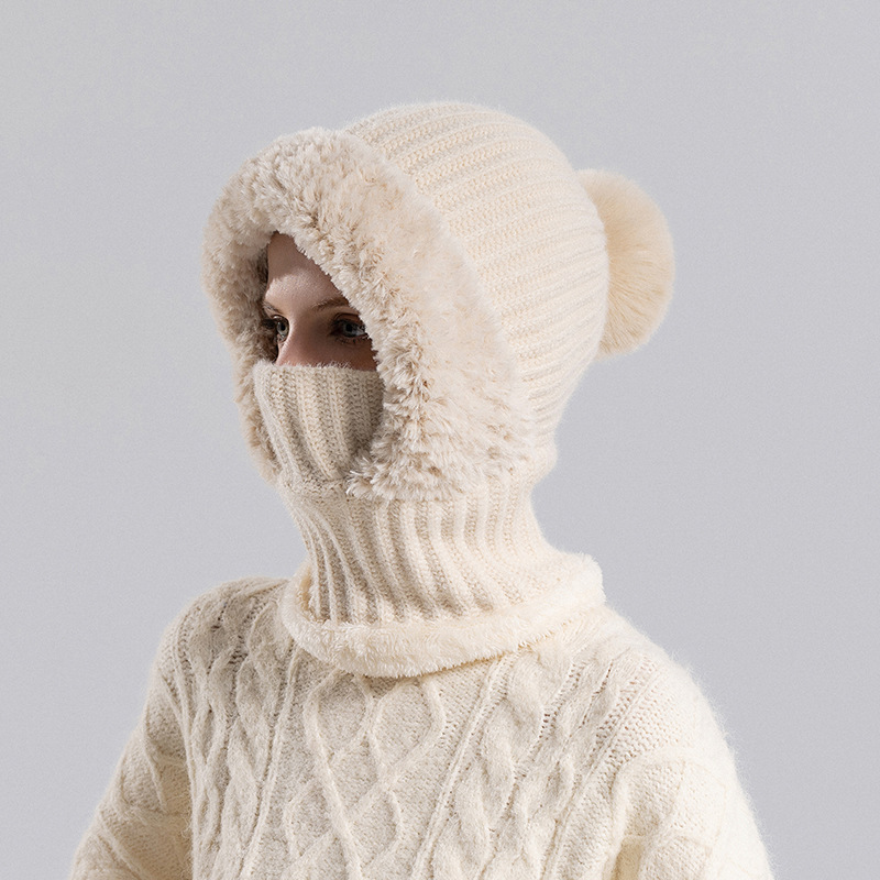 Aurora - Ultra-soft knitted 3-in-1 winter hood