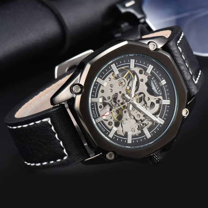 Beck™ Atlas 100% Cowhide Watch