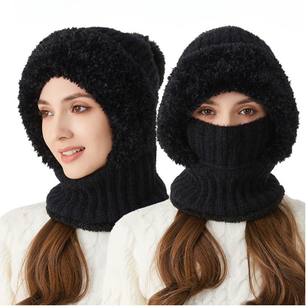 Aurora - Ultra-soft knitted 3-in-1 winter hood