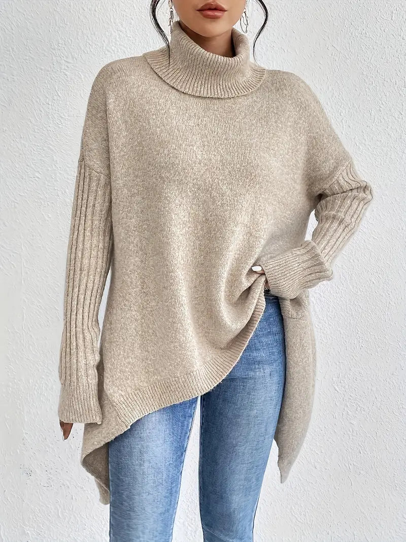 BRIGITTE™ – LONG ROLL NECK JUMPER