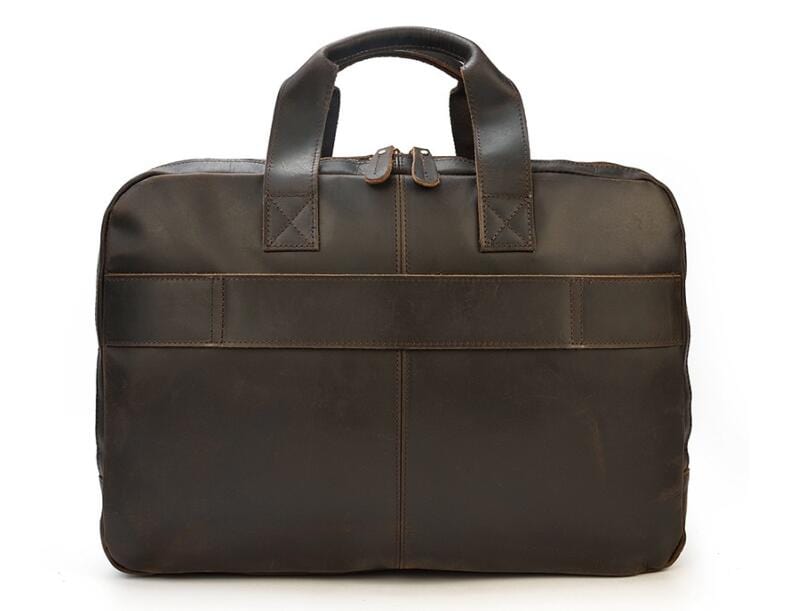 Brun Duffle Bag Læder Herrestil