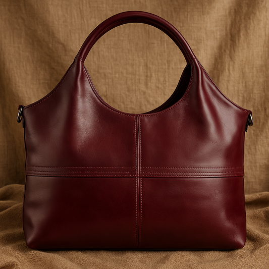 Elegant Genuine Leather Women's Cross-body Shoulder Bag